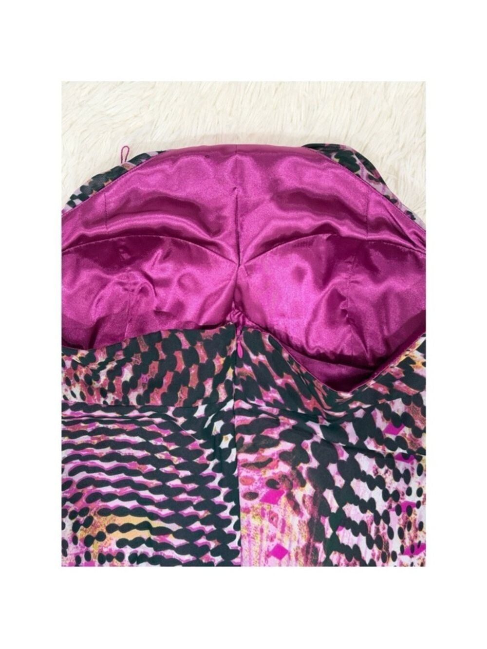 Aqua Pink Multicolor Halter Maxi Dress - Size 10 (EUC) - Picture 5 of 6